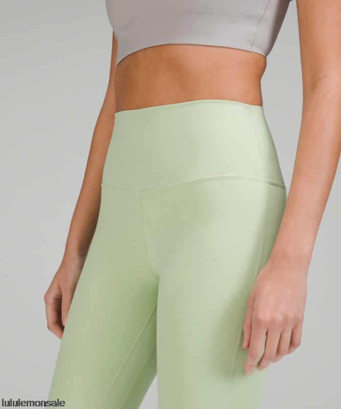 Lululemon Damen DELULU204 | Ausrichten High-rise Crop 23 Creamy Mint